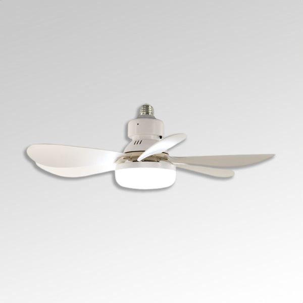 Flower Shape Quiet Ceiling Fan with Light Remote Control 3 Color Temperature for Living Room Bedroom-Shangdon